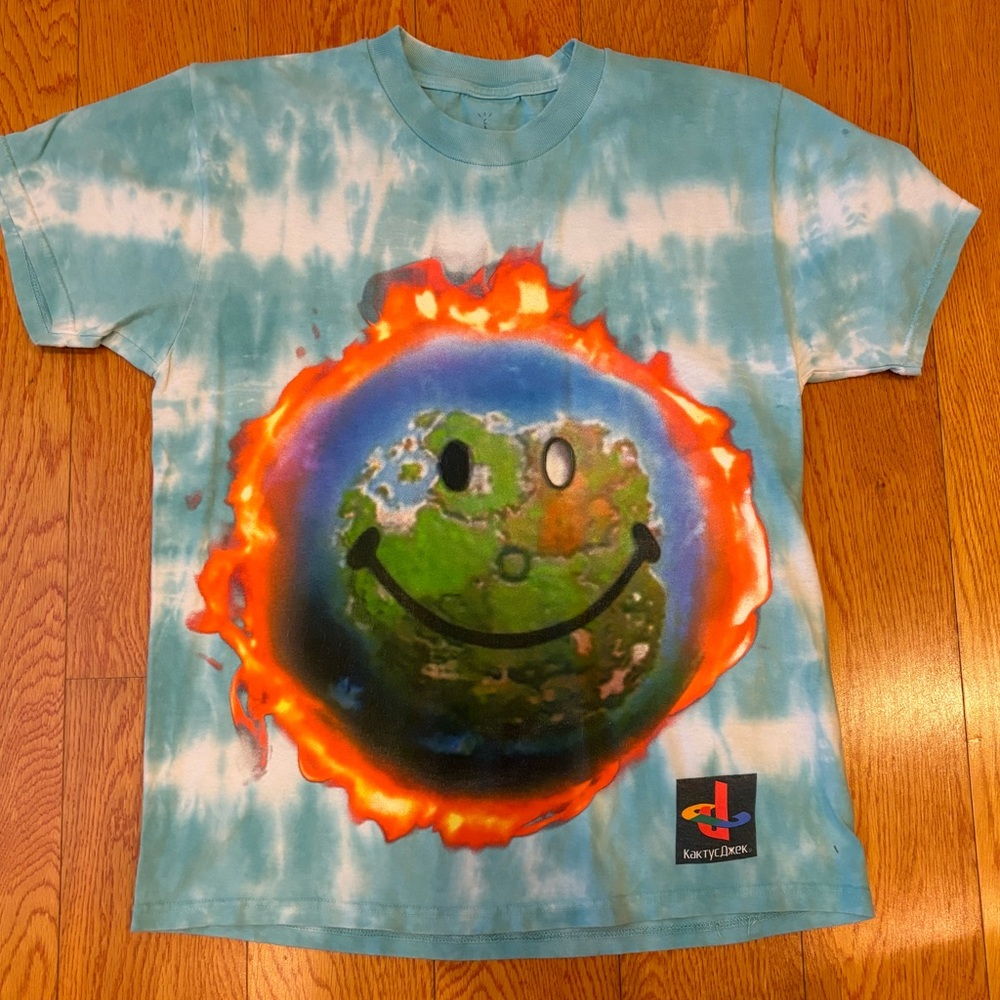 Travis Scott The Scotts World Tie Dye T-shirt, Small - Picture 7 of 8